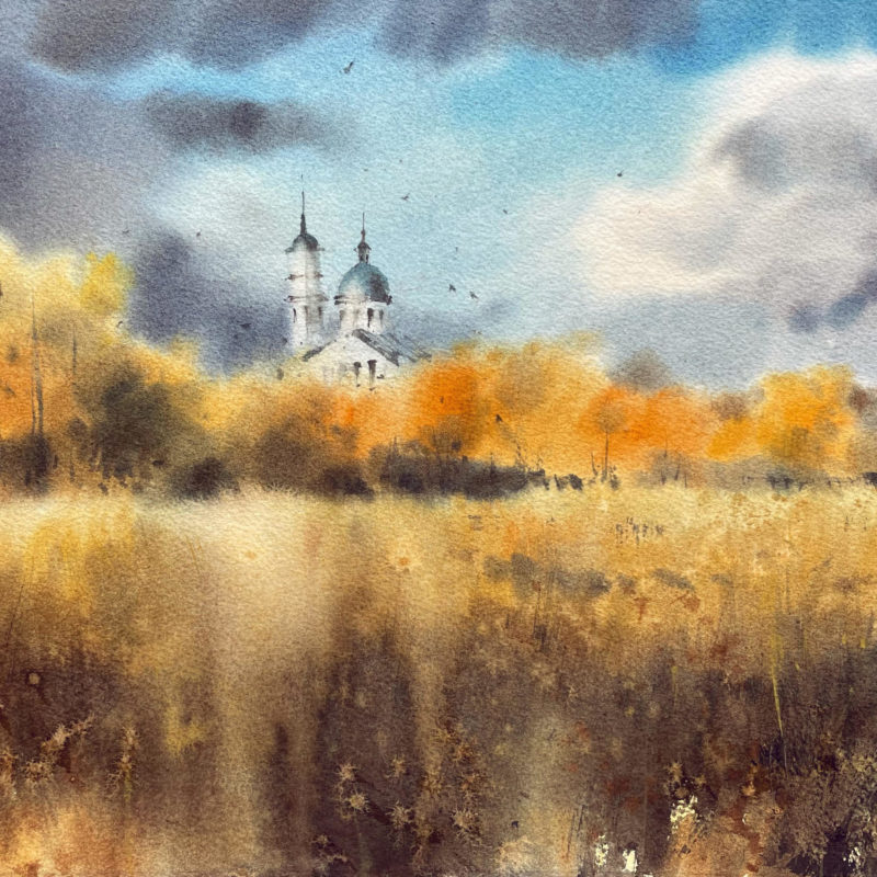 The gold of Autumn 28х38 2021