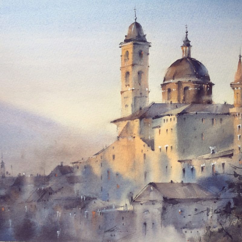 Evening in Urbino 28х38 2019