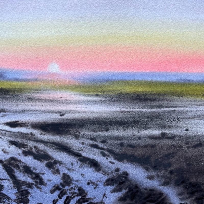 Rural sunset 28х38 2021