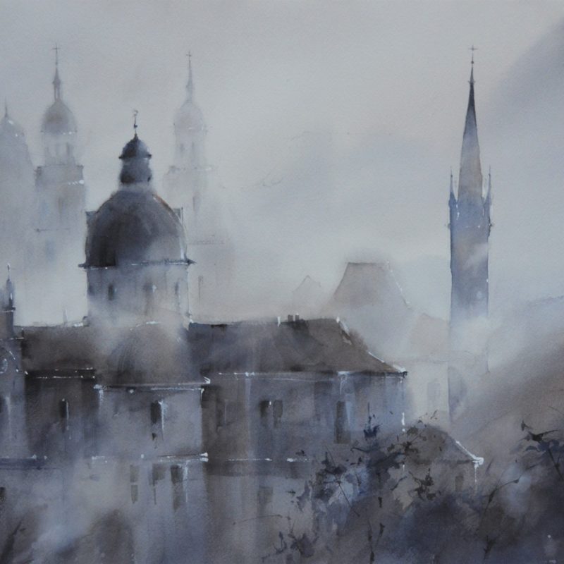 Foggy Salzburg 2020 38х56
